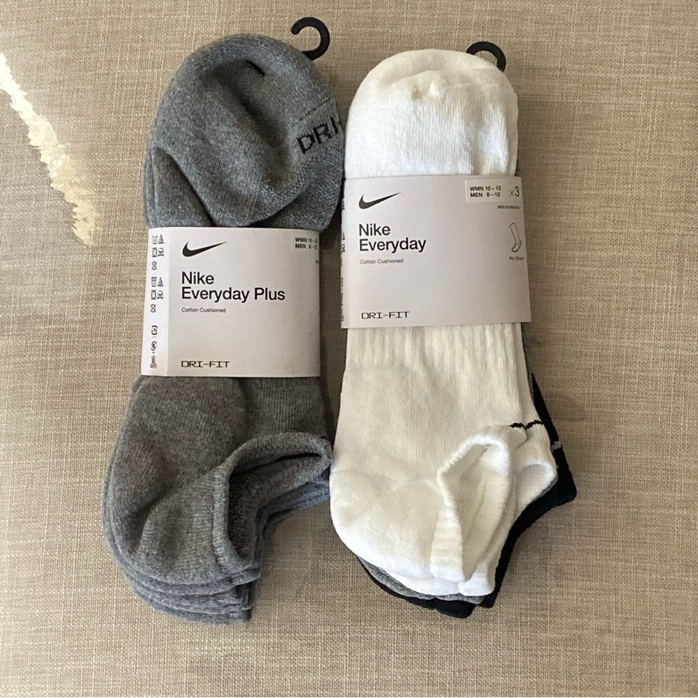 Men's Nike 6-Pairs Everyday Cushion No-Show Cotton Socks